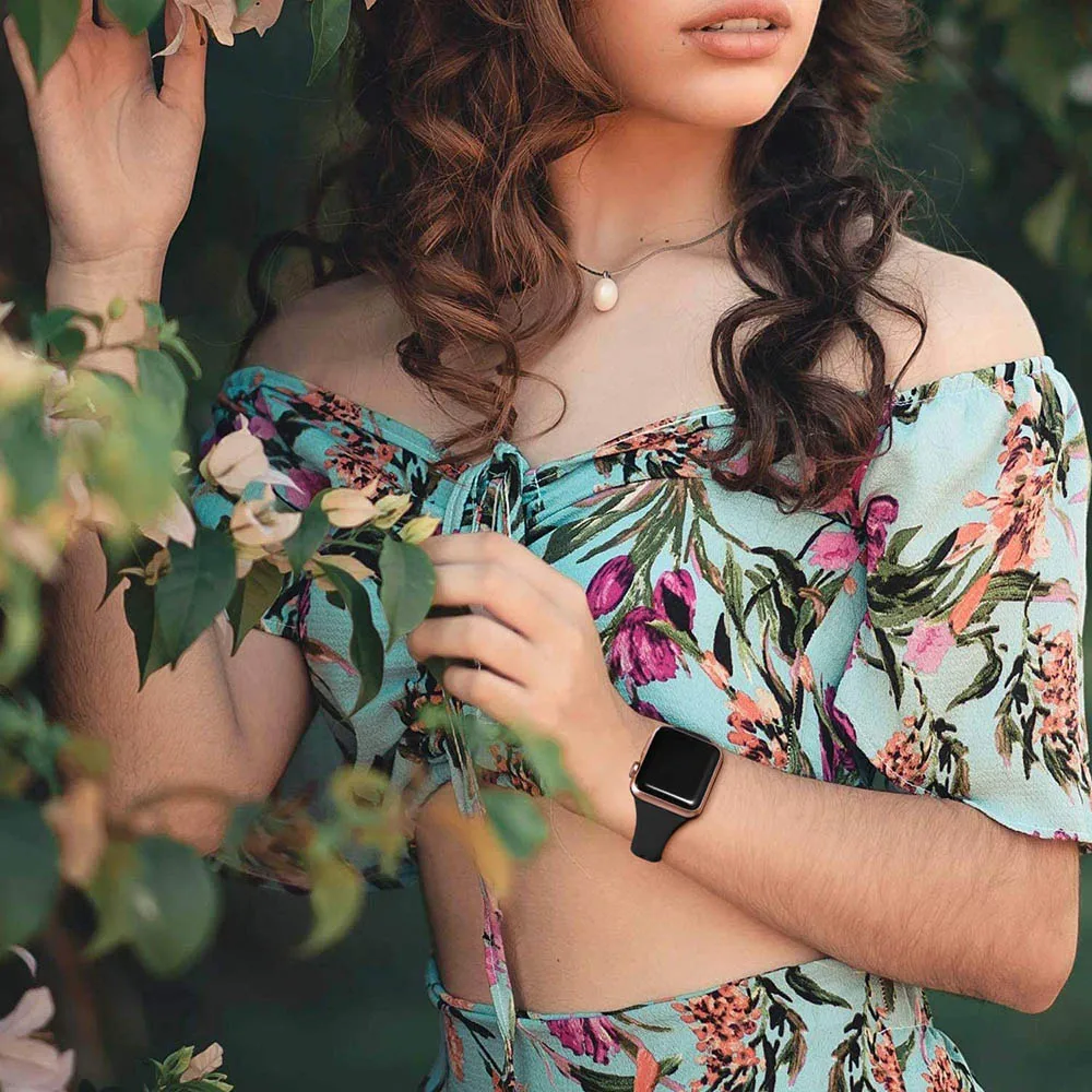 Sport Bands Compatible with Apple Watch 40mm 38mm iWatch SE & Series 6 & Series 5 4 3 2 1 for Women Men  Watch strap 44mm 42mm