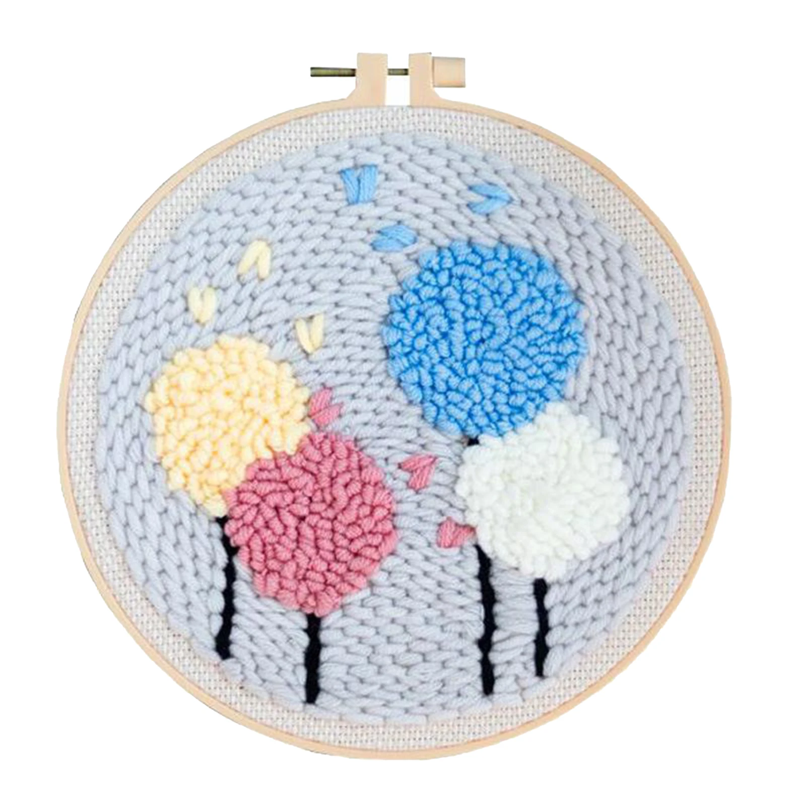 

Pattern Punch Needle Kit with Basic Tools DIY Needlework Crafts