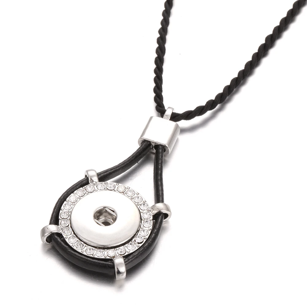 Женское кожаное ожерелье с подвеской 18 мм 20 мм|Ожерелья подвеской| |