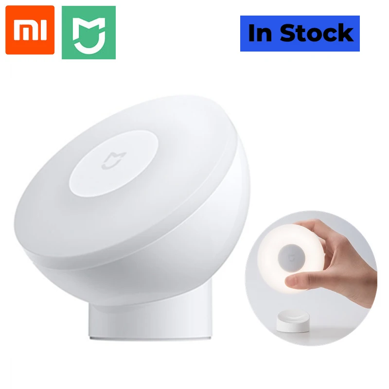 Светодиодный индукционный ночник Xiaomi Mijia 2 лампы с регулируемой яркостью