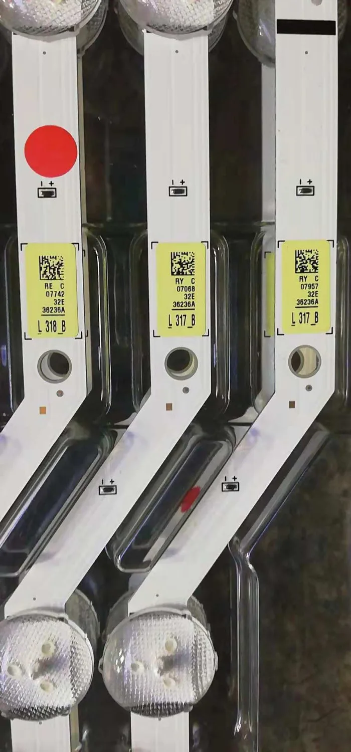 

New original 2 PCS/set 7LED 620mm LED strip for Samsung UE32J5000 BN96-36236A 36235A V5DN-320SM1-R2 2015 SVS32 FHD LM41-00134A