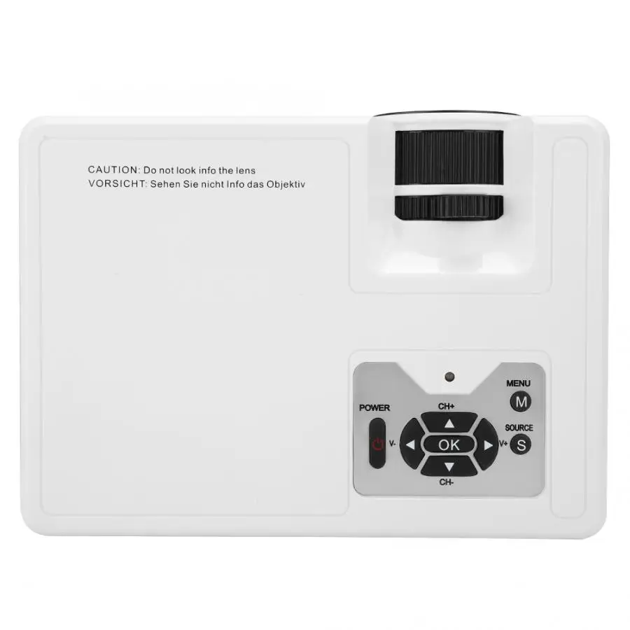 Звуковая система домашнего кинотеатра VS313 Mini Micro СВЕТОДИОДНЫЙ HD 1080P видео