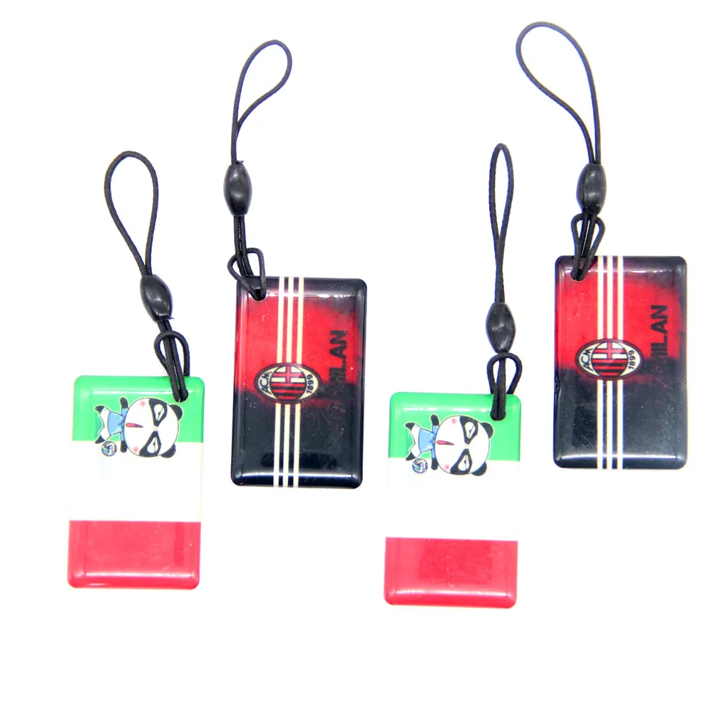 1 шт. 13 56 МГц UID сменный 1K S50 NFC перезаписываемая карта мультяшный брелок для ключей