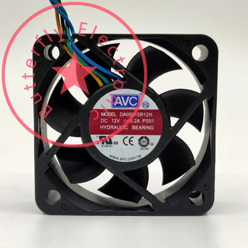 

Новый оригинальный DA05015R12H постоянный ток 12 В 5015 а 3 провода Обнаружение скорости 5 см 50*50*15 мм охлаждающий вентилятор кулер