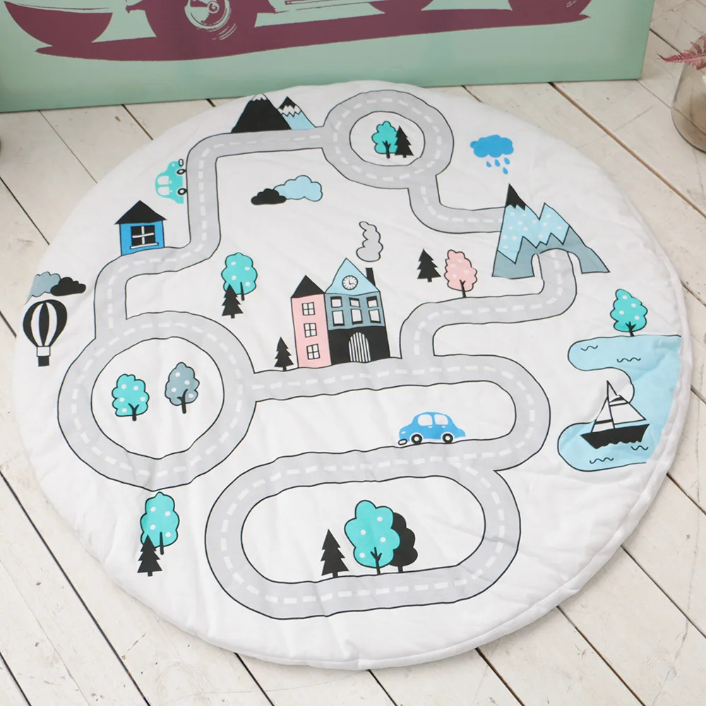

Children's climbing mat spring new forest scenery children's mat Nordic INS baby crawling mat children's game mat