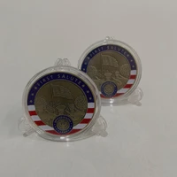 american glory sniper coin plated bronze badge coin collection coin craft painted commemorative coin medal challenge coin