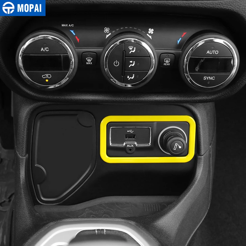 MOPAI ABS Автомобильная сигары отделка для прикуривателя рамка Накладка Jeep Renegade 2015