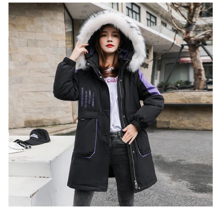 Loose Korean Winter Down Coat Women Puffer Long Female Warm Autumn Hooded Jacket For Girl Parka Feminina Coats Duck Outerwear