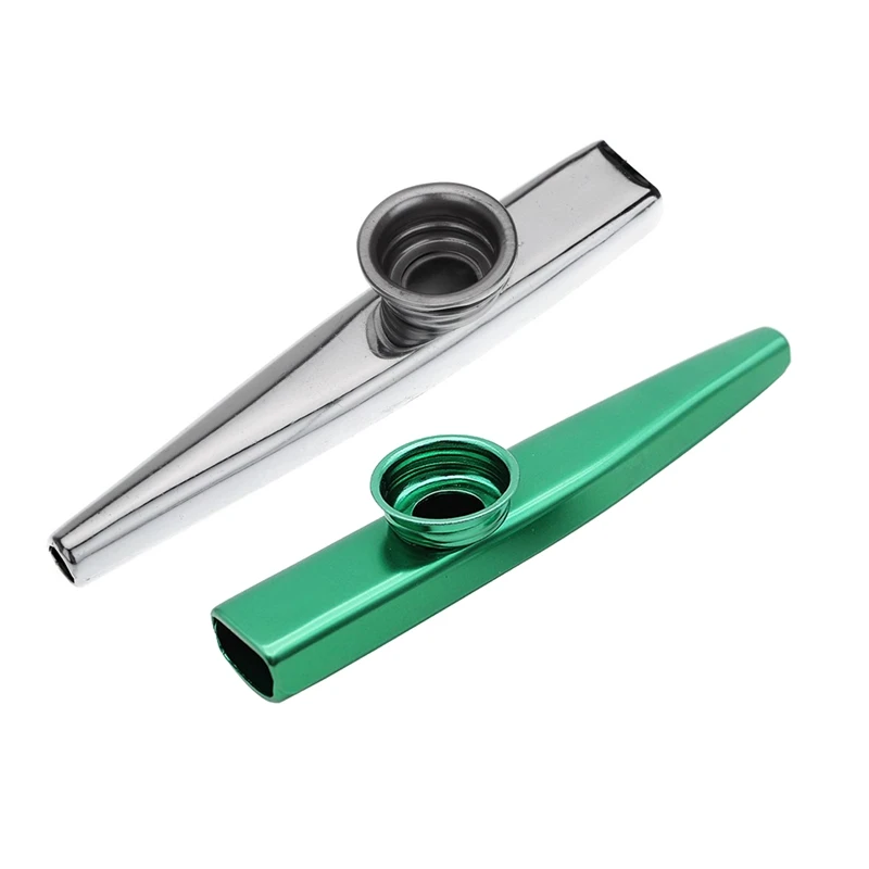 

Металлический сплав алюминия Kazoo с 5 шт. подарков для детей, для любителей музыки, зеленый и серебряный (2 комплекта)