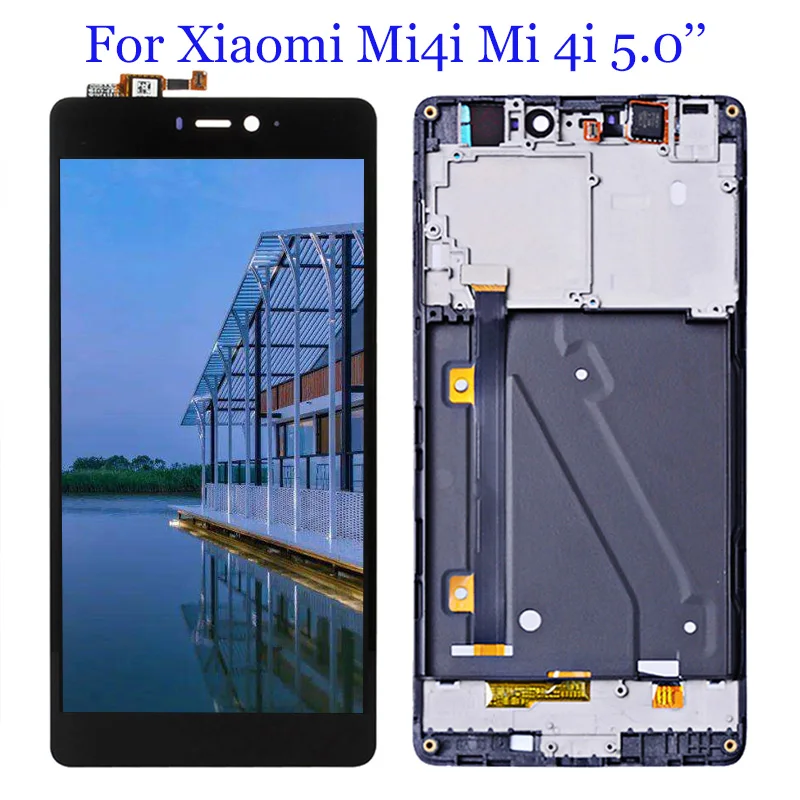 ЖК дисплей с дигитайзером для Xiaomi Mi4i Mi 4i сенсорная панель стеклянный датчик в