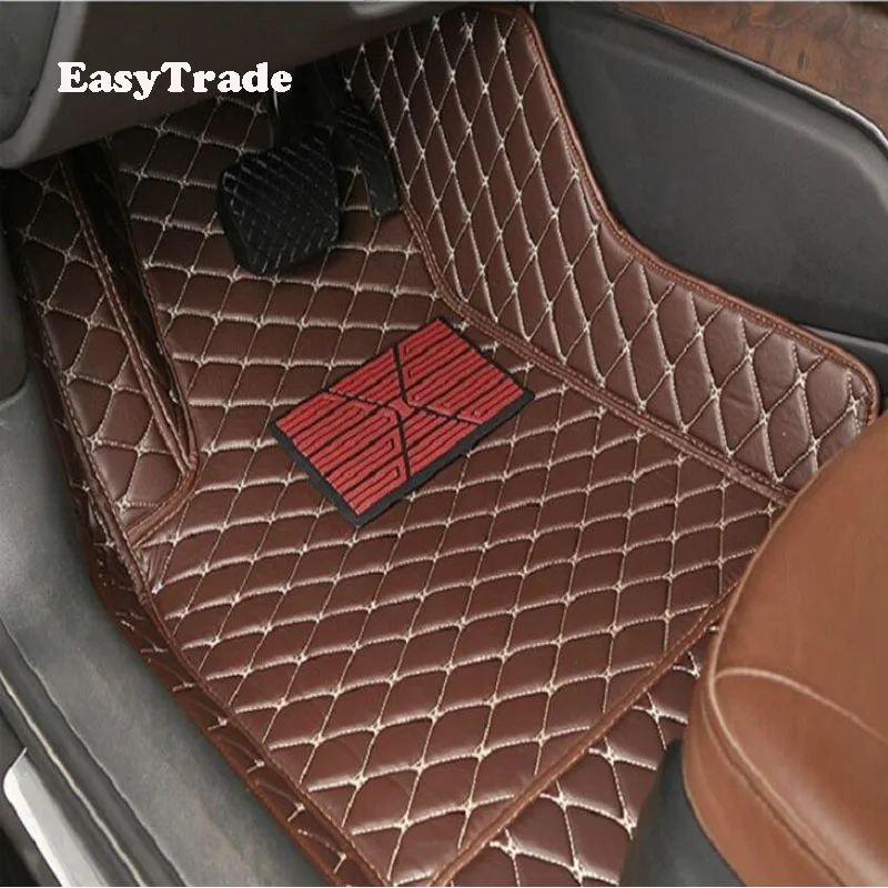 Кожаные автомобильные коврики из микрофибры для ног мастер сидений вождения 1 шт.