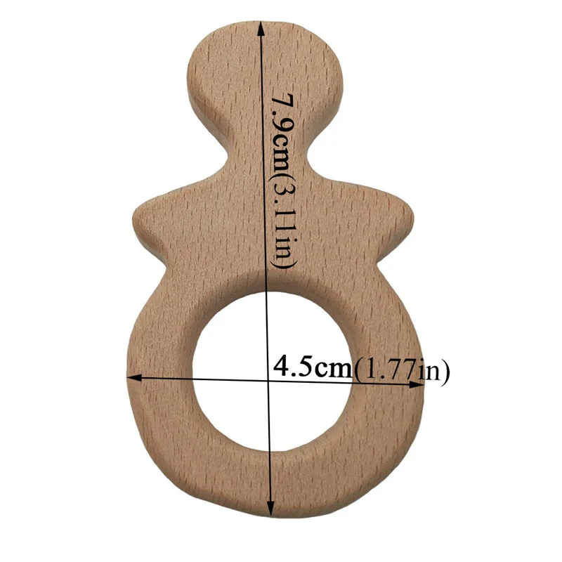 DIY креативные игрушки детские в форме соски деревянные прорезыватели пищевая