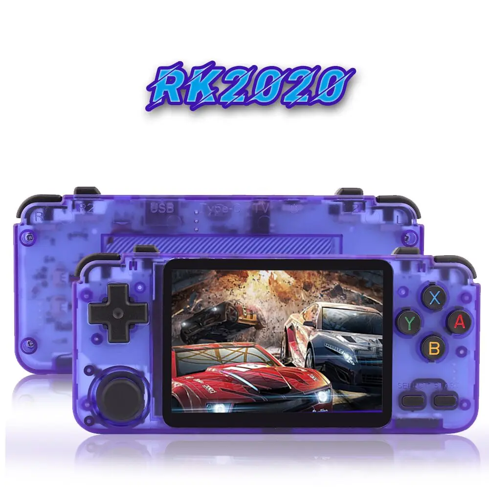Новая портативная ретро-игра RK2020 игровая консоль. Портативная консоль PS1 N64