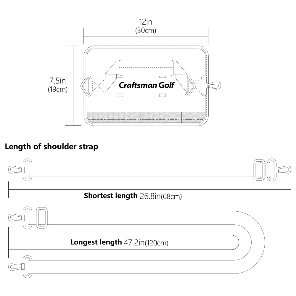 Портативная сумка-Органайзер для гольфа | Спорт и развлечения