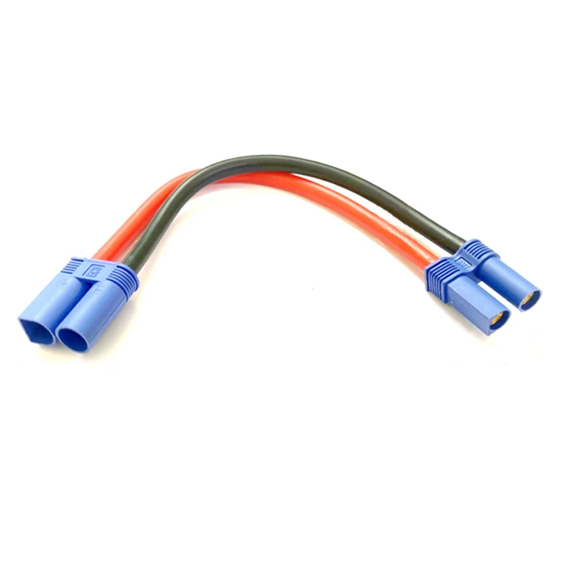 

EC5 Extension Lead Cord Male Female Connector Plug 10AWG Silicone Wire Length 10/15/20/30/50/100/200/300cm for RC Airplane