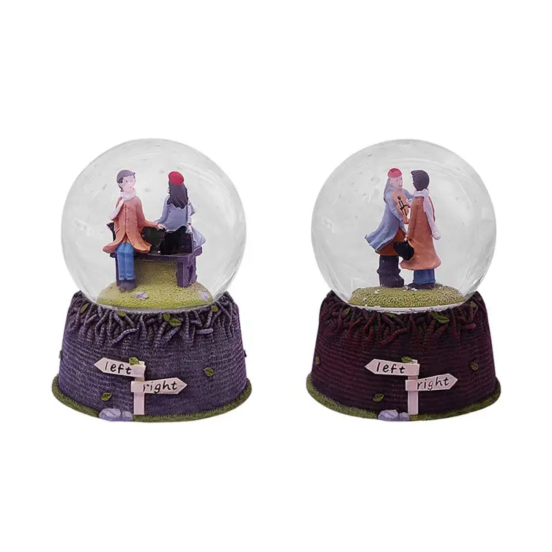 

Music-Box Crystal-BallRomantic Couple With Lights Crystal Ball Music Box Creative Crafts Gifts