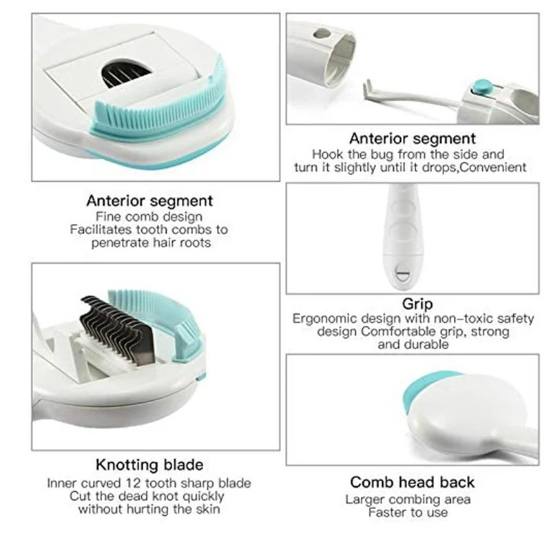 Расческа для вычесывания шерсти домашних животных инструмент груминга кошек и