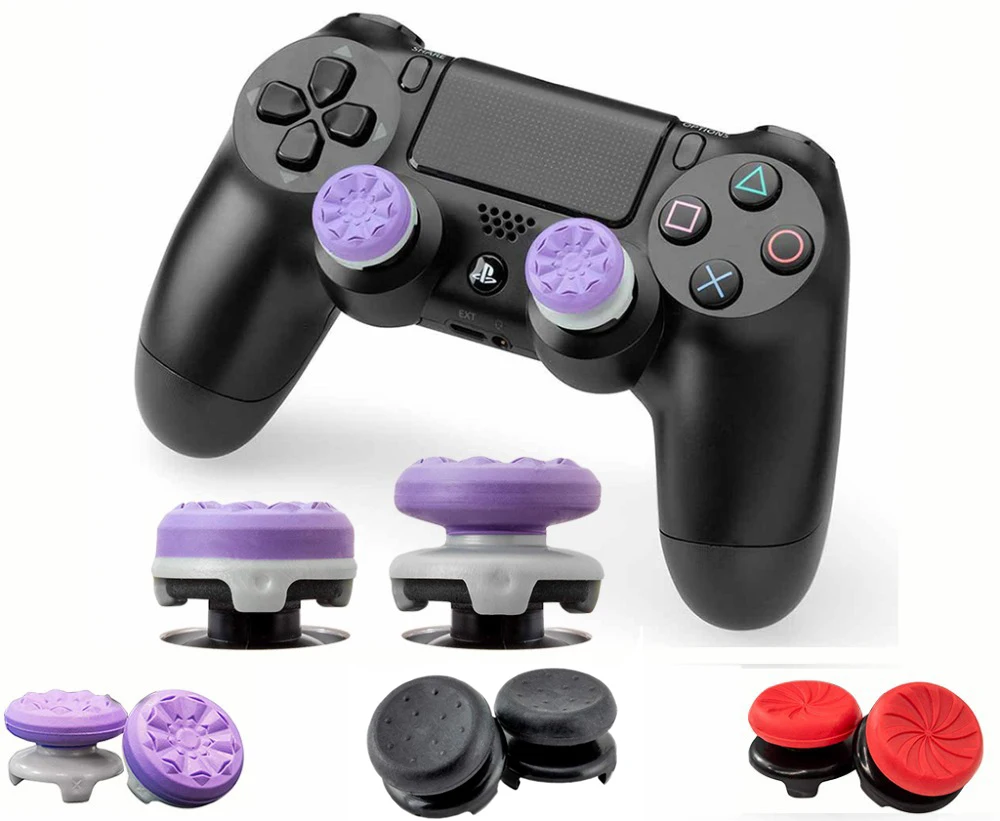 

Fps Thumb Grips High-Rise Covers For PlayStation 4 thumbstick cover Extender grips caps for ps4 Original Controller Performance