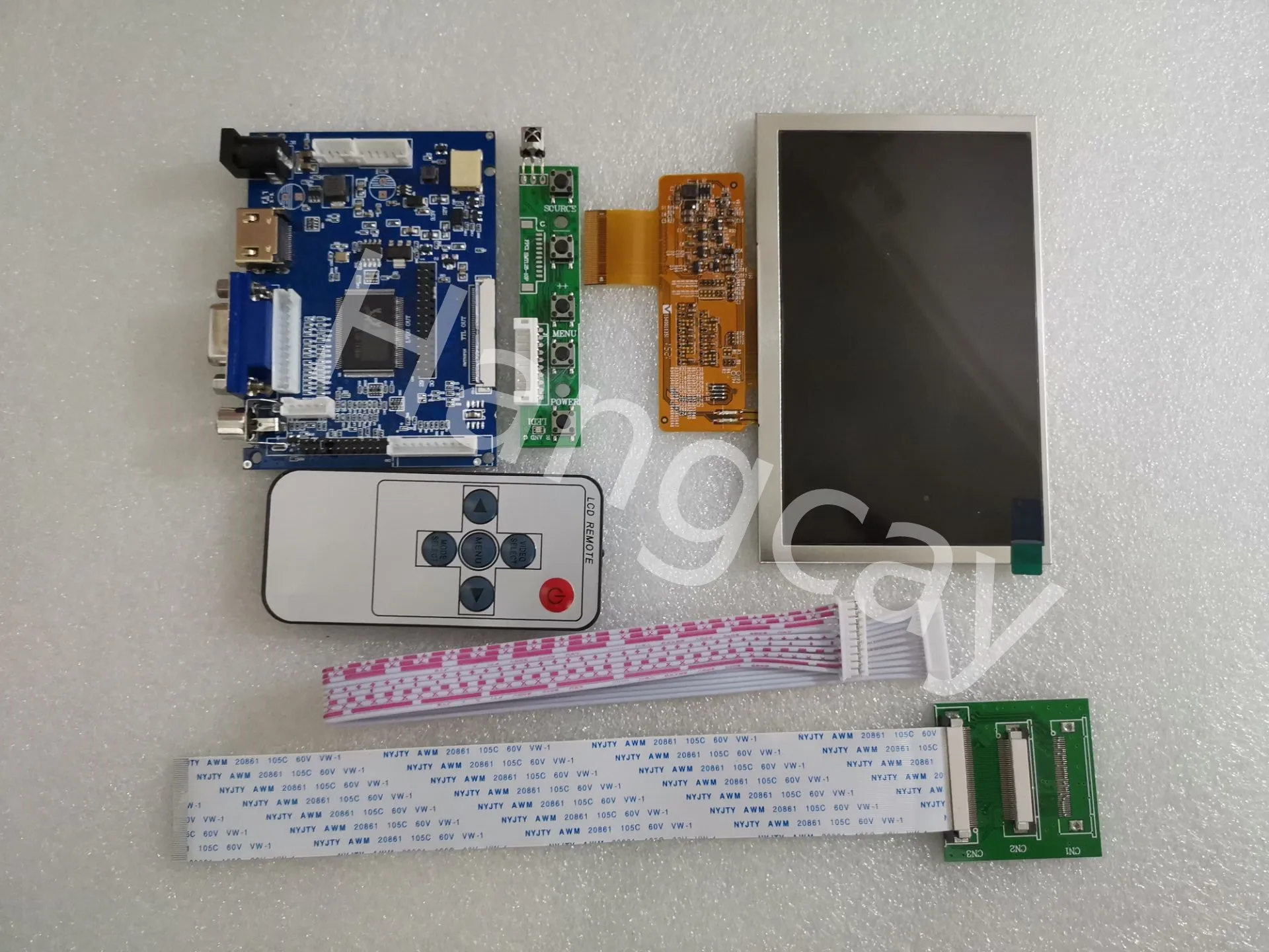 Проекционный монитор с креплением на автомобиле 5 дюймов 800*480 посылка-экран +