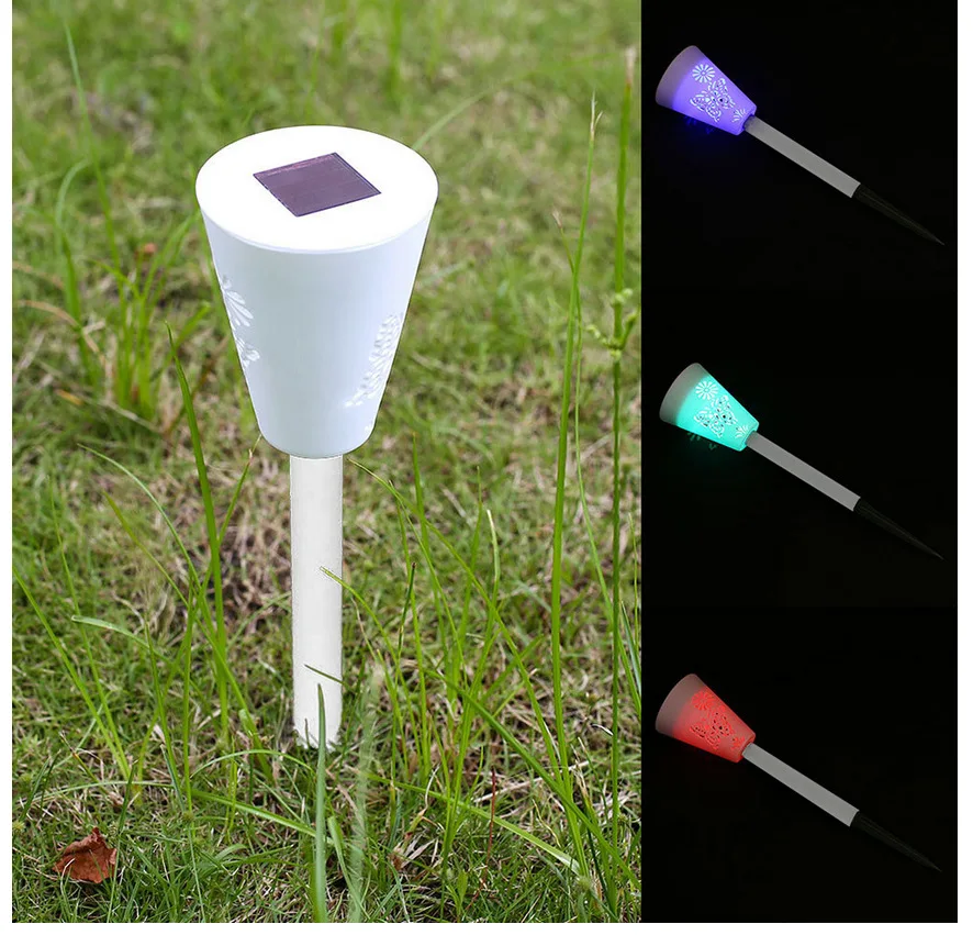 

Solar Light hollow butterfly lawn lamp garden courtyard lawn path colored light / white light mapping butterfly lamp
