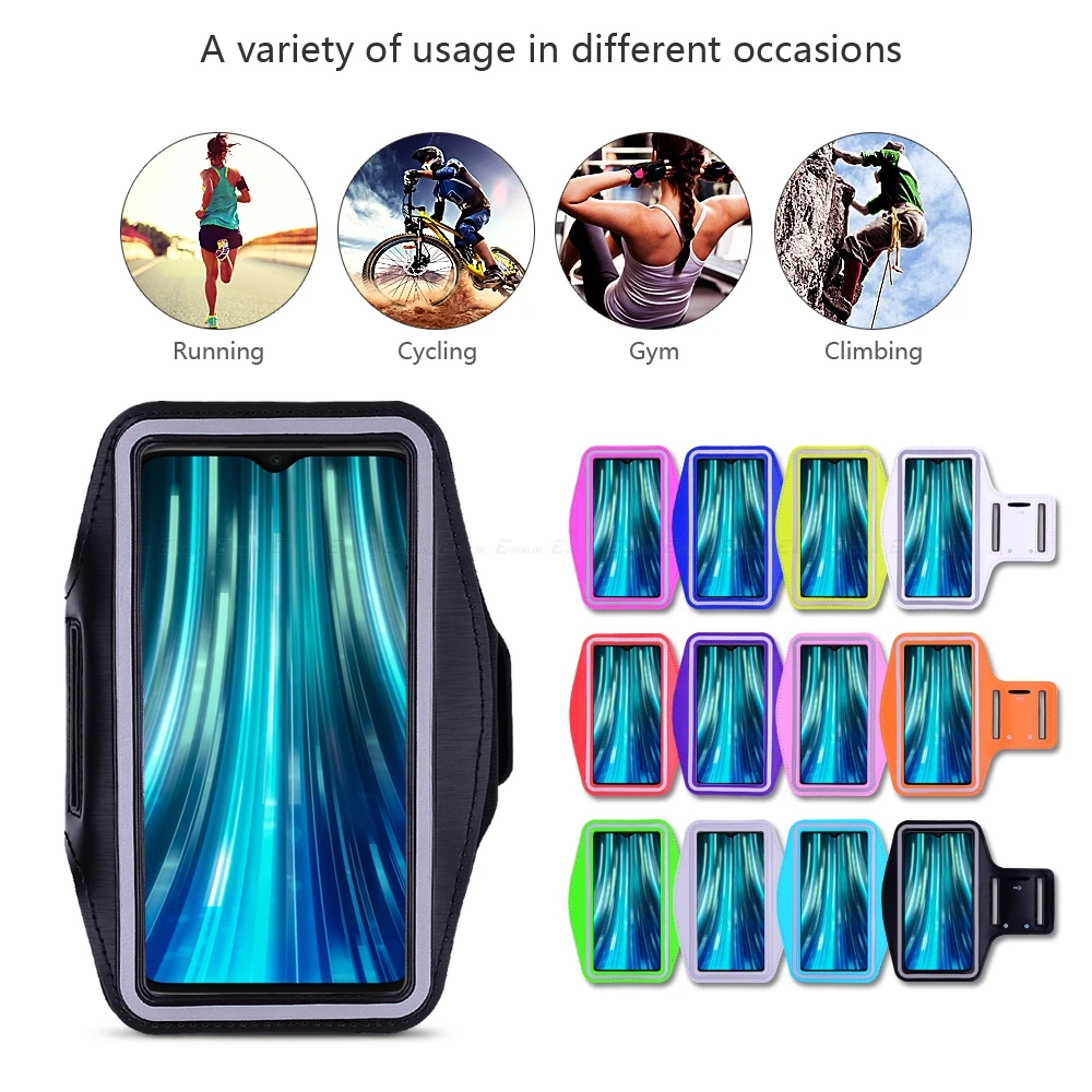 Спортивная сумка для бега в тренажерном зале чехол Xiaomi Mi Redmi Note 10S 9S 9 7 Pro Max 11i 11 10T 10