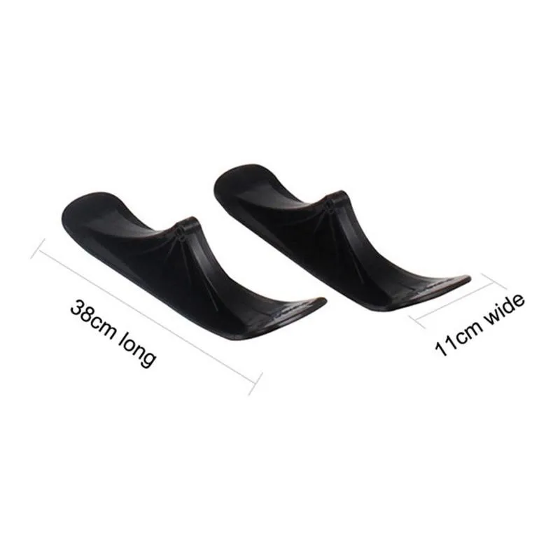 

1 Pair Ski Sleds Set Plastic Durable Children Scooter Tool Ski Multifunctional Ski Sleigh Board Kid Accessories H8H2