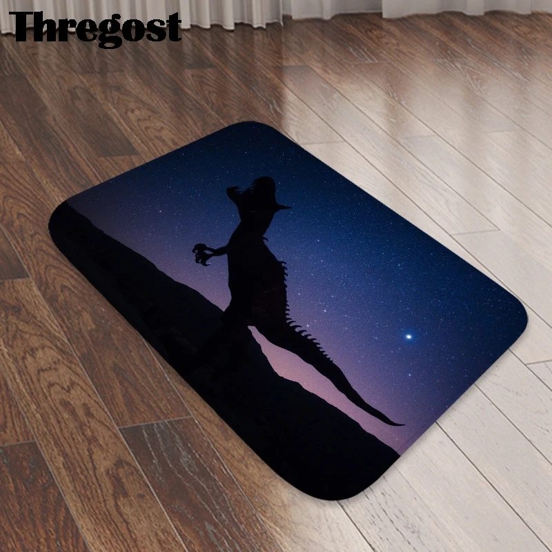 

Thregost Cartoon Print Play Floor Mat Microfiber Door Mats Kitchen Carpet Anti Slip Hall Rug Machine Washable 3D Bathroom Rugs