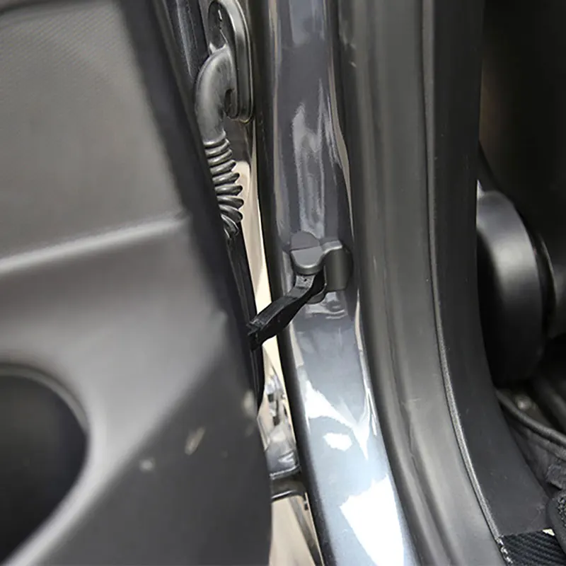 Для Tesla модель 3 18 19 автомобиля 4 двери замок Защитная крышка отделка черный цвет 6 шт