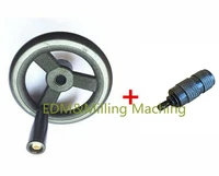 1set high quality quill feed handwheel and forward feed reverse knob kit milling machine cnc mill b125 durable