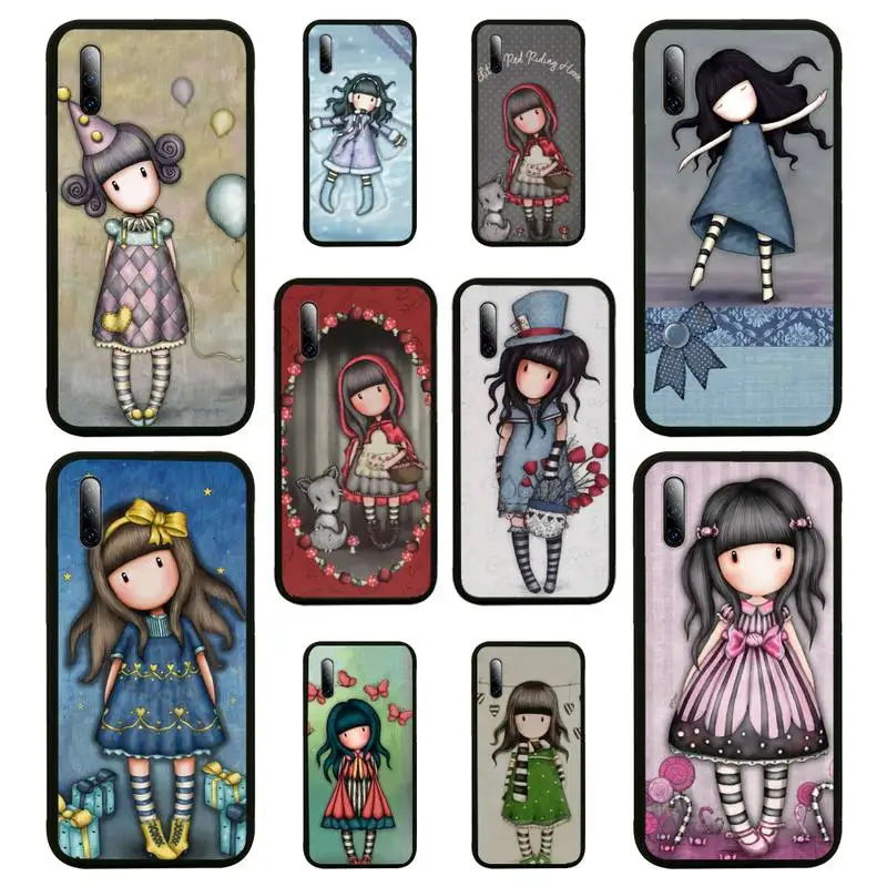 

Santoro G-Gorjuss cute cartoon girl Phone Case For Huawei P10 20 30 40 lit 2017 pro SMART 2019 nax fundas cover