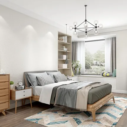 Современные PAYSOTA Чистая Белая настенная бумага 3D диатомная грязь гостиная