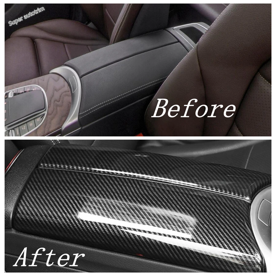 

Lapetus Center Armrest Box Switch Decoration Panel Cover Trim For Mercedes-Benz C Class W205 GLC X253 2015 - 2020 Accessories