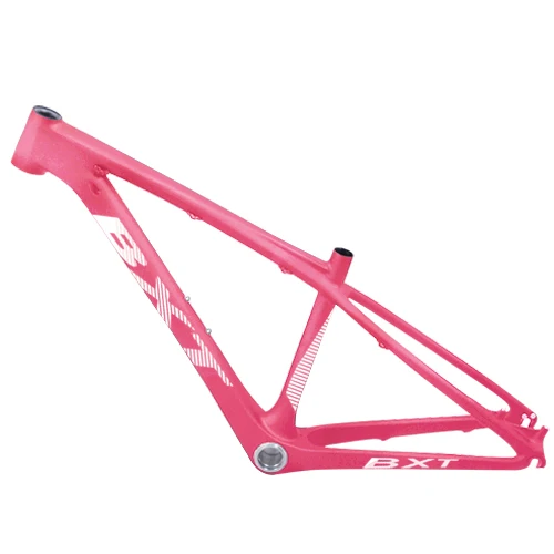 Новинка BXT китайские карбоновые рамы 14 дюймов 26 карбоновый набор рамок для горных велосипедов супер светильник детский карбоновый mtb рама 26er велосипедная Рама - Цвет: BXT full pink