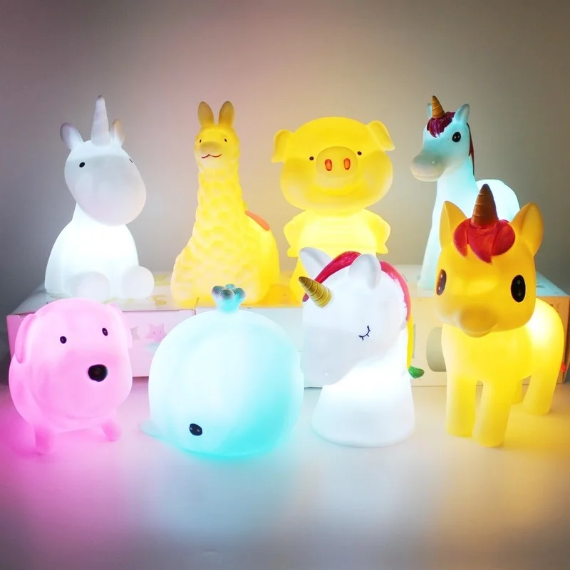 

Sweet and Fun Stars Moon Clouds Unicorn Night Lights Feed Lights Children's room Decoration Poison Night Lights Kids Toys