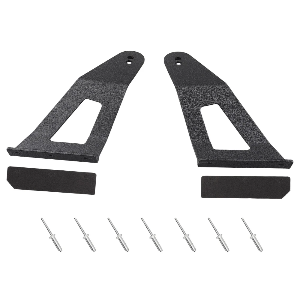 

Монтажные кронштейны для верхнего лобового стекла, 52 дюйма, изогнутые светодиодные фонари для Jeep Cherokee XJ 1984-2001 годов и Comanche MJ 1986-1992 гг.