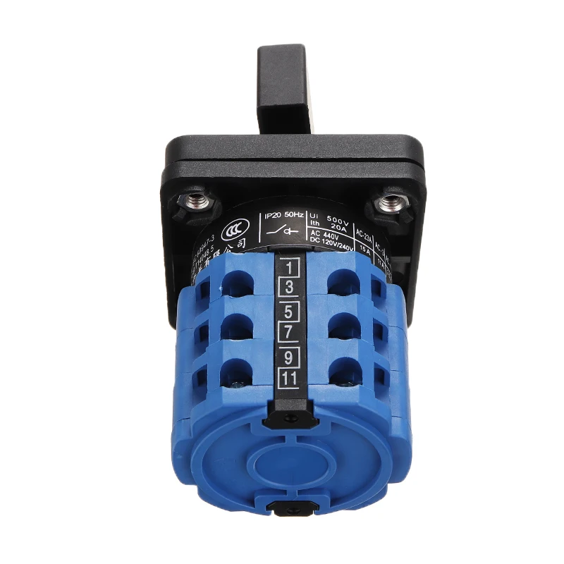 LW28-20 LW26 Series Electric 4 Positions 12 Terminals Rotary Cam Changeover Switch With Screws Useful Tool 660V 20A | Обустройство