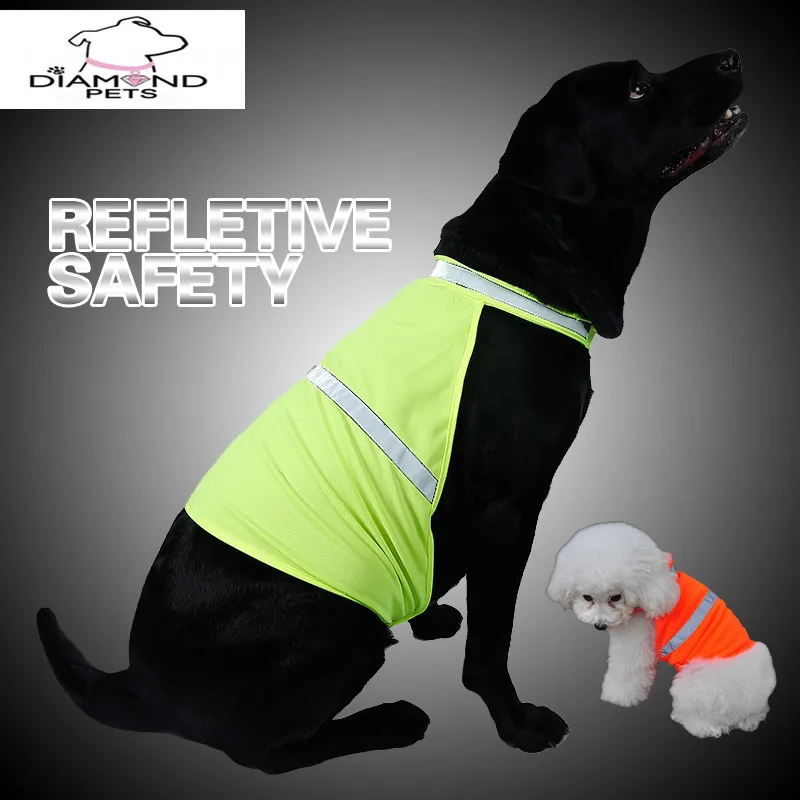 Светоотражающий жилет для домашних животных маленький и средний