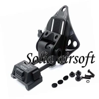 tactical wilcox l4g19 nvg mount cnc aluminum frame for carrying night vision equipment l4 g19 helmet mount for outdoor hunting