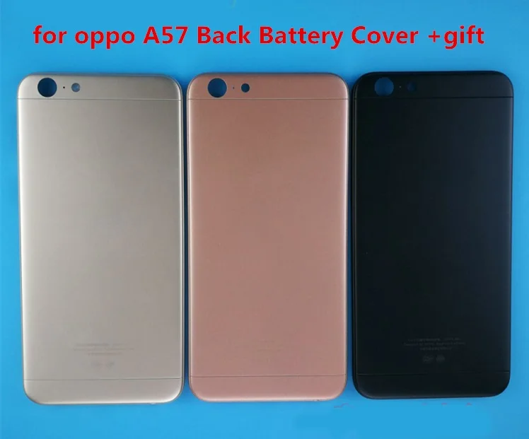 Крышка корпуса батареи для замены для oppo A57 Задняя крышка батареи передняя+ Корпус ЖК рамка пластина Замена для oppo A57+ t
