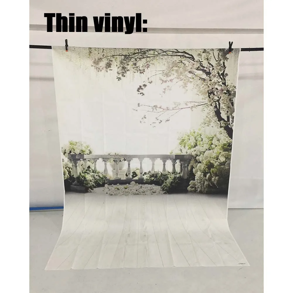 Фон для фотосъемки Allenjoy Свадьба весенние цветы вечерние деревянный пол