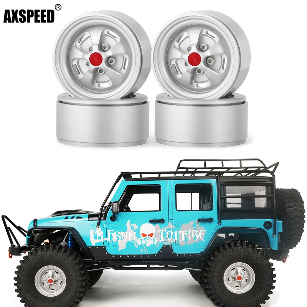 

AXSPEED металлический 1,9 дюймовый Beadlock колесный ступичный обод для 1/10 RC Гусеничный автомобиль Axial SCX10 90046 Traxxas TRX4 D90 D110