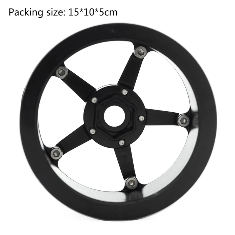 

Набор ступиц колеса для Axial SCX10 2,2, универсальные прочные металлические колесные диски Beadlock, радиоуправляемые гусеничные автомобильные коле...