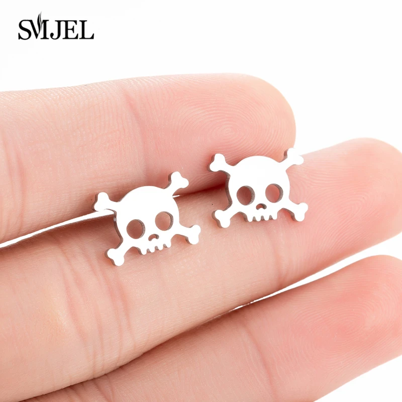 SMJEL Головоломка из нержавеющей стали с Луной кошкой мышкой бабочкой черепом