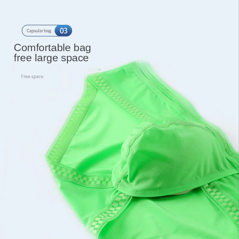

2021 New Men's Briefs Ice Silk U Pouch Men Mens Underwear Gay Slip Homme Sexy Lingerie Low-Rise Men's Summer Panties New