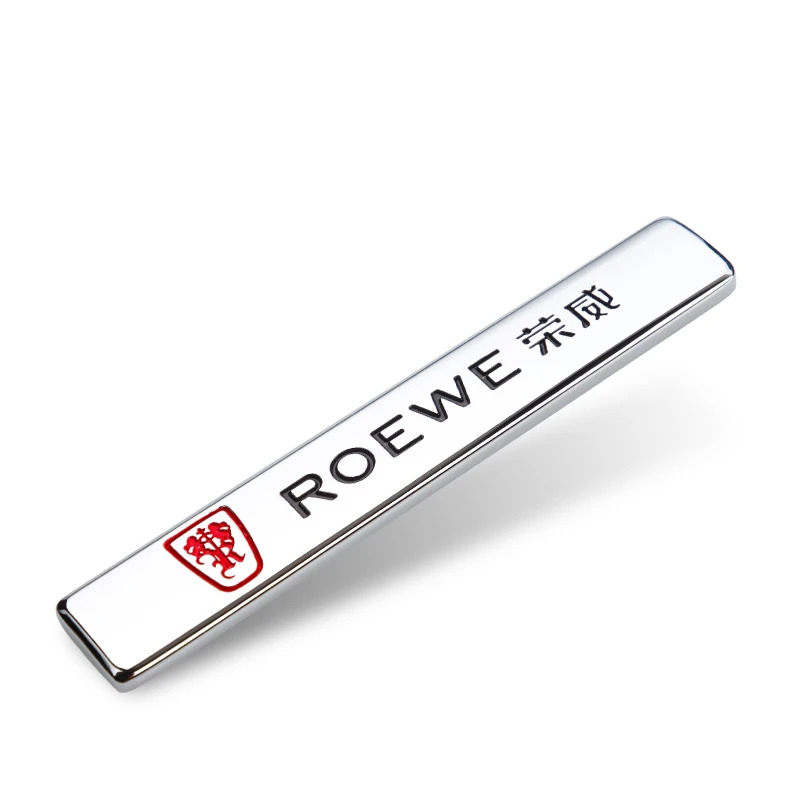 

Car Stying 3D Car Stickers Metal Leaf board side tail Logo Tail Decal For Roewe 750 216 Cabriolet 620 Si 416 GSi Car Accessories