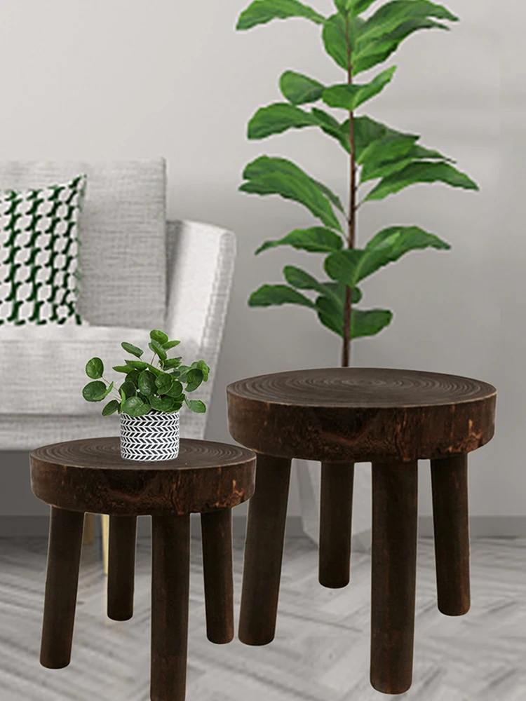 

Wood Flower Pot Stand Plant Stand Holder Stool Home Decoration Pot Rack Garden Succulent Flower Display Plant Stand Shelf