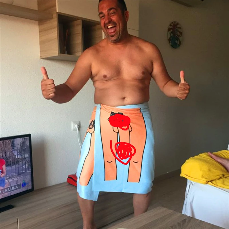 Сексуальное быстросохнущее пляжное банное полотенце Kuso Dick с рисунком, волшебное абсорбирующее домашнее текстильное полотенце для мужчин и женщин, банное полотенце для взрослых s