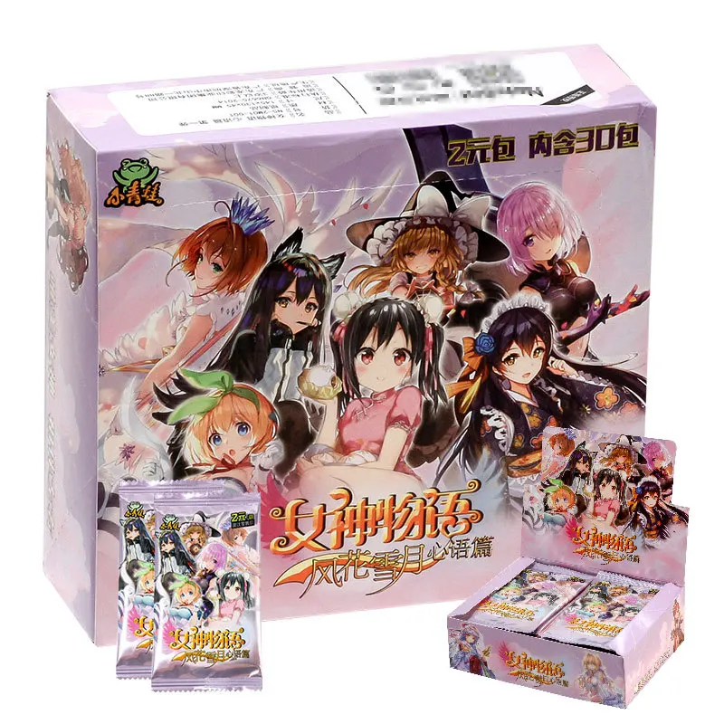 Tarjetas de colecci&oacute;n de diosa Story para ni&ntilde;os, juego de mesa, regalo de cumplea&ntilde;os, juguetes para Familia y Navidad-3