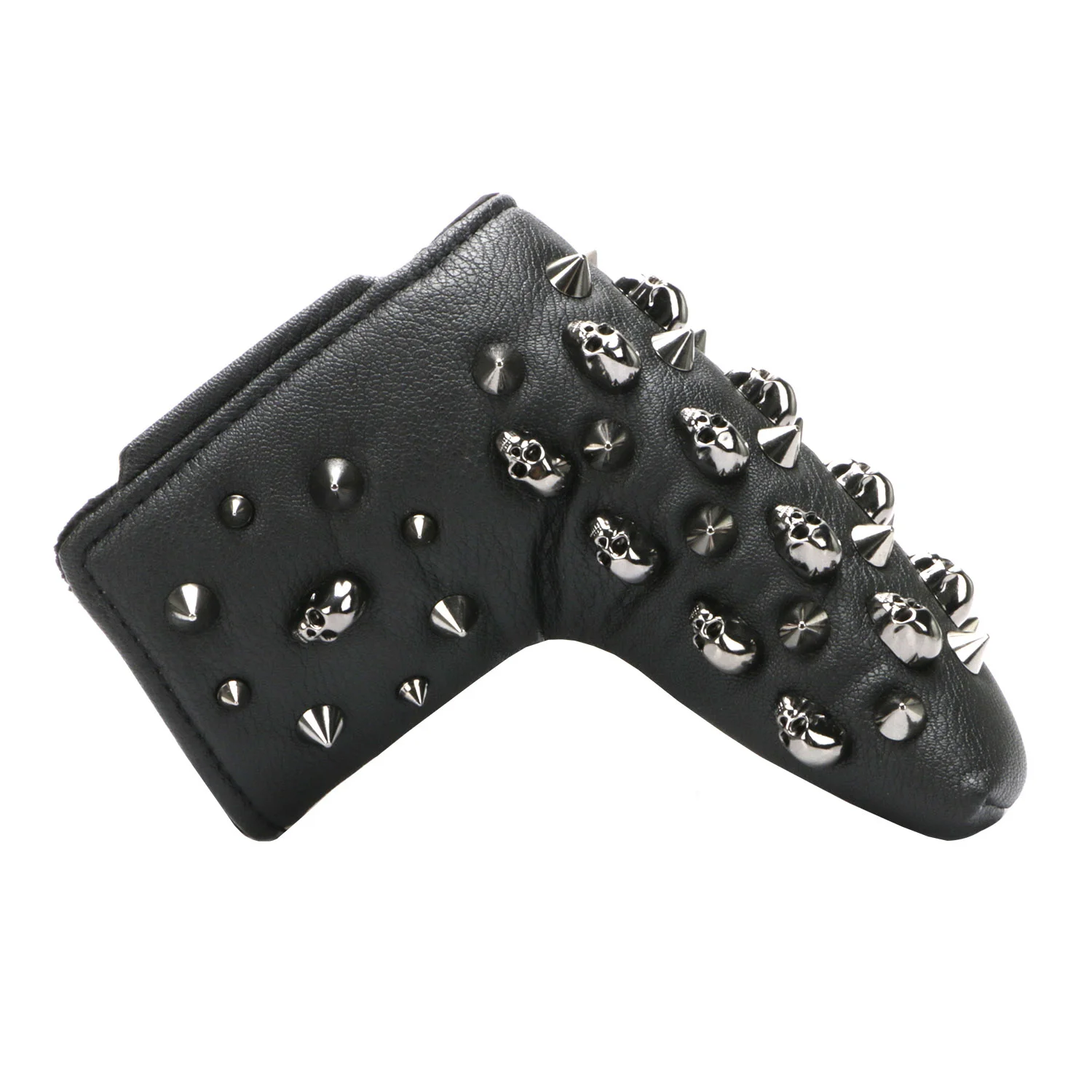 

Golf Head Cover Skull Klinknagels Pu Leer for Driver Fairway
