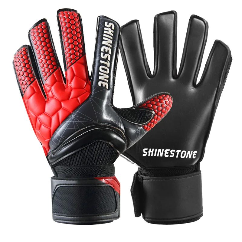 

Luxury Full Latex Soccer Goalkeeper Gloves for Kid Aldult Non-slip Professional Goalkeeper Glove with Finger Guard Goalie Gloves